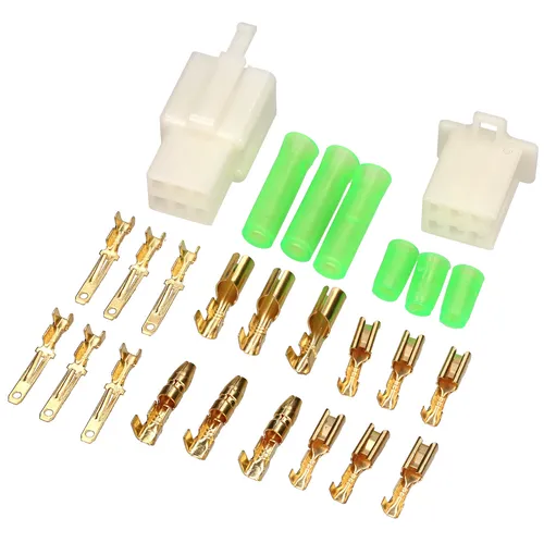 Stecker für Anschlüsse des Motors und Hallsensor Ersatz Stecker für Kabelkürzung