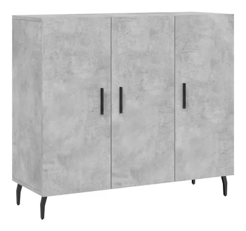 vidaXL Sideboard Betongrau 90x34x80 cm in grau von vidaXL