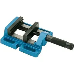 Röhm Maschinenschraubstock DPV 863421, Größe 1, 80mm Backenbreite - Präzisions-Schraubstock mit verstärkter beweglicher Spannbacke, ideal für flache Werkstücke. Robuste Grauguss-Konstruktion für hohe Stabilität und Langlebigkeit.