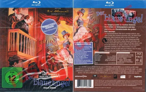 Blu-ray DER BLAUE ENGEL (1930) Emil Jannings Marlene Dietrich Deluxe Schuber NEU