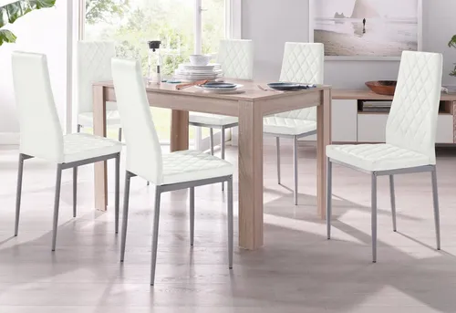 Essgruppe INOSIGN in Weiß und Eichefarben sägerau von OTTO home