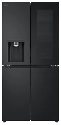 LG GMG761EPAE Kühl-Gefrier-Kombination - Schwarz - Kühlschrank mit InstaView®-Tür, UVnano®-Technologie für frisches Wasser und 508 l Nutzinhalt. Ideal für moderne Küchen mit elegantem Design und smarter Wi-Fi-Konnektivität.