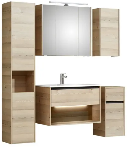Saphir Badmöbel-Set Quickset 393, (Komplett-Set, 6-St)