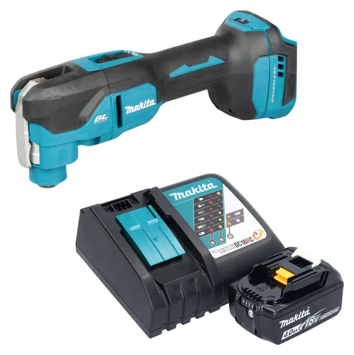 Makita DTM 53 RM1 Akku Multifunktionswerkzeug 18 V OIS / Starlock Brushless + 1x Akku 4,0 Ah + Ladegerät