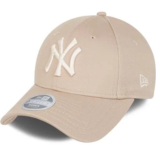 New Era 9Forty Damen Cap - New York Yankees in camel beige - Hüte & Mützen, stylisches Baseballcap aus 100% Baumwolle, ideal für den Sommer und perfekt für Freizeitaktivitäten.