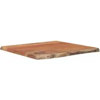vidaXL Tischplatte 40x40 cm aus Akazienholz - Gastrotischplatte aus massivem Akazienholz, ideal für individuelle Möbelprojekte mit rustikaler Naturkante und einfacher Reinigung.
