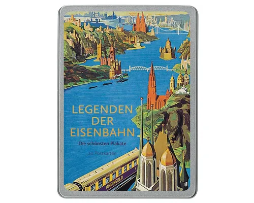 Postkarte Legenden der Eisenbahn: Die schönsten Plakate