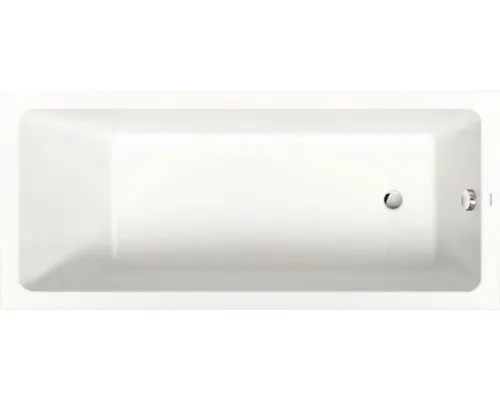DURAVIT No.1 Badewanne 75 x 170 cm - Acryl Badewanne in weiß glänzend, ideal für entspannende Badeerlebnisse und moderne Badezimmergestaltung.