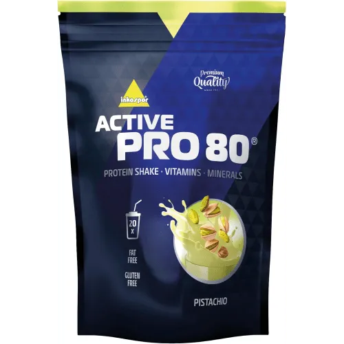 inkospor Active Pro 80 Protein Shake, 500 g Beutel, Pistazie - Protein Shake für Muskelaufbau, mit 80% hochwertigem Proteinanteil und köstlichem Pistaziengeschmack, ideal für Sportler.