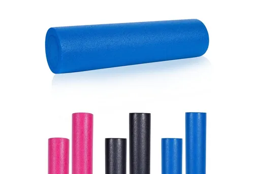 GORILLA SPORTS Pilatesrolle Yoga Rolle zur Selbstmassage und Faszien Training,Schaumstoff 60x15cm