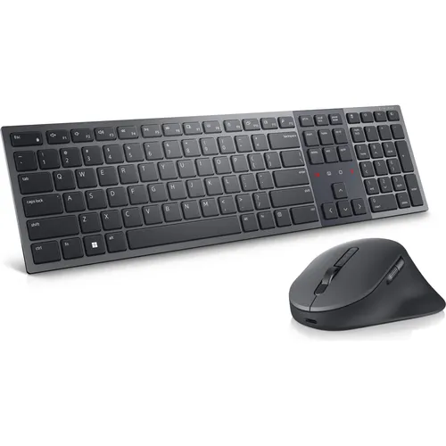 Dell Premier Collaboration Keyboard and Mouse KM900 - Kabelgebunden - Maus-Tastatur-Set mit ergonomischem Design für optimales Arbeiten, ideal für effiziente Zusammenarbeit im Büro.