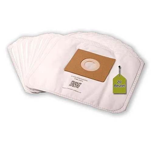 AEG AE3450 Staubsaugerbeutel + 2 Mikro-Filter - Hochwertige 20er-Packung mehrlagiger Microvlies Staubsaugerbeutel für optimale Filtration und längere Saugleistung – ideal für hygienische Sauberkeit im Haushalt.