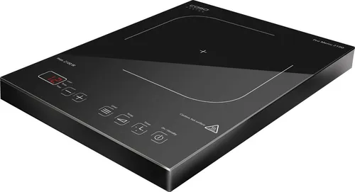 Caso Design Induktionskochplatte ProMenu 2100 - Induktionskochfeld mit 2100 Watt, Timer und Überhitzungsschutz für präzises Kochen und hohe Mobilität in der Küche.