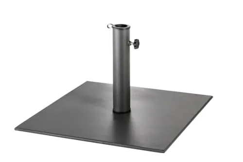 Hespéride - Quadratischer Sonnenschirmständer Anthrazit - 20 kg - Anthrazit