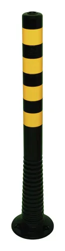 Temka Flexipfosten 1000 mm D 80 mm schwarz von Temka