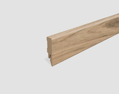 EGGER Sockelleiste L573, L: 240 cm, H: 5.8 cm, 2,40m, passend zu Fußboden Almington Eiche natur