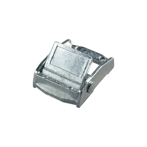 LYSEL Verzinkte Klemmschnalle/Gurtschnalle, (BxL) 20x34mm in Grau (1 Stück) 200kg