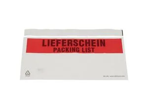 ratioform Dokumententaschen Premium light, Aufdruck Lieferschein, VE 250 Stk, DIN lang, ab 10 VE