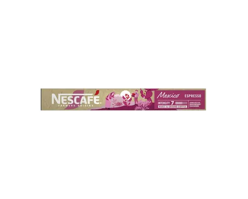 NESCAFE Kaffee, Nescafe Farmers Origins Mexico Lungo Espresso 10 Kapseln 44g