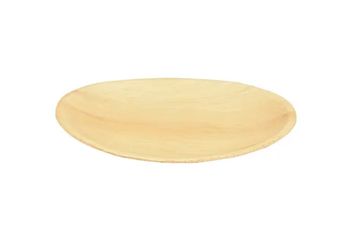 PAPSTAR Geschirr-Set Teller pure 85503 rund 23cm Holz 25 Stück (4 Stück)