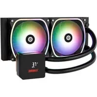 Enermax Aquafusion II ARGB 240 mm CPU-Kühler - Hochleistungs-CPU-Kühler mit RGB-Beleuchtung, ideal für Gaming-PCs und optimale Kühlung.