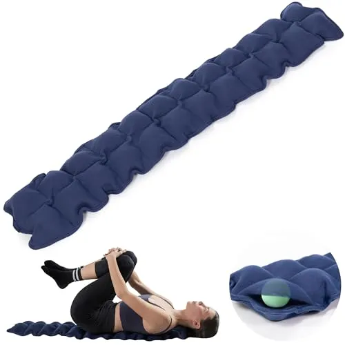 Rückendehner mit 24 Massagekugeln | Rückenstrecker für Haltung & Ausrichtung | Dehnungshilfe für Wirbelsäule und Nacken | Akupressurgerät | Spine Corrector | Back Massager