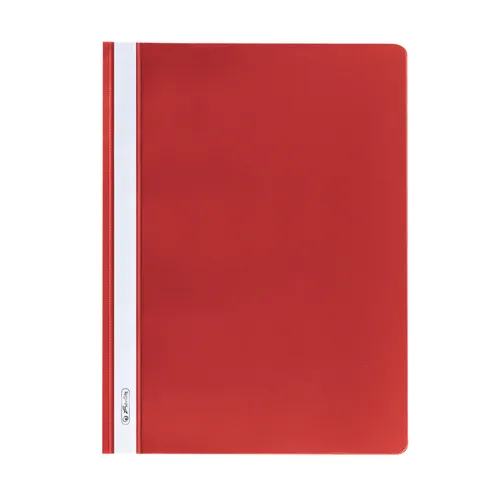 Herlitz Schnellhefter / DIN A4 / PP / extra stabil / Farbe: rot 10