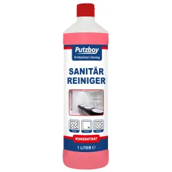 POLIBOY Brandt & Walther GmbH POLIBOY Putzboy Sanitärreiniger, Konzentrat, Badreiniger auf spezieller Säurebasis, 1 Liter - Flasche 1400801