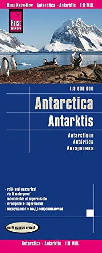Reise Know-How Landkarte Antarktis / Antarctica (1:8.000.000): reiß- und wasserfest (world mapping project)
