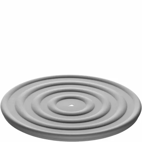 Leonardo Silikondeckel CUCINA, Deckel für Schüssel, Silikon, Grau, Ø 28 cm