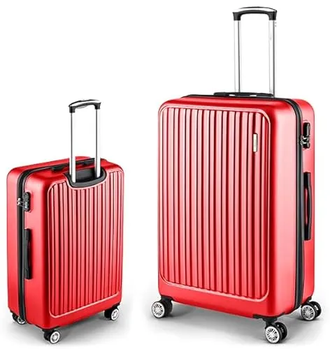 Easy Move ABS Hartschalenkoffer 74cm - Ergonomisch & Sicher - Koffer in robuster ABS-Qualität mit 360° Rädern und Zahlenschloss. Ideal für sicheres und stilvolles Reisen, mit extra Stauraum und ergonomischem Teleskopgriff für ermüdungsfreies Tragen.