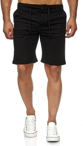 Reslad Leinenhose Kurze Hose Herren - Bequeme Sommer-Shorts - Herren-Shorts aus hochwertigem Leinen, ideal für Strand, Yoga und Freizeit. Der entspannte Schnitt sorgt für hohen Tragekomfort und eine perfekte Passform.