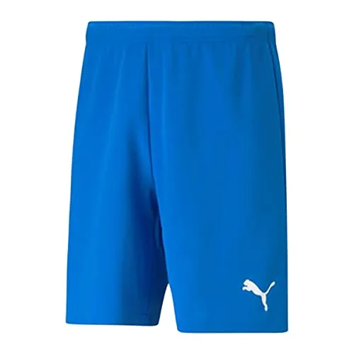 PUMA Herren Teamrise Shorts, Electric Blue Lemonade-puma White, XXL EU
