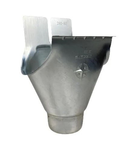 Rinnenstutzen Einhängstutzen Zink Titanzink  Dachrinne 6 , 7 oder 8 tlg Kessel