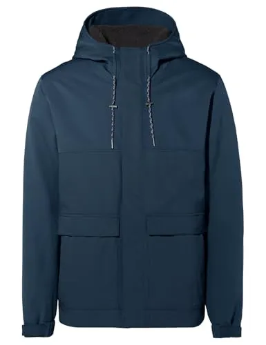 Vaude Men's Manukau Jacket III - Winterjacke mit Sherpa-Fleece - Daunenjacke mit kuscheligem Sherpa-Fleece im Kragen, atmungsaktiv, wind- und wasserdicht, ideal für Herbst bis Frühjahr und umweltfreundlich mit VAUDE Green Shape-Label.
