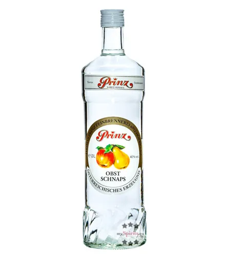Prinz Obstschnaps 40% - 1,0 Liter - Erleben Sie die feinen Apfel- und Birnennoten des Prinz Obstschnaps mit 40 %. Ideal für besondere Anlässe oder zum Genießen – jetzt versandfertig!