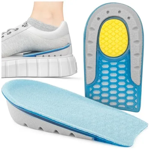 SULPO Fersenkissen für Schuhe – Fersenschmerz Einlagen Schuhe Herren & Damen für Haltungskorrektur, Beinlängendifferenz – 2 cm, 1 Paar