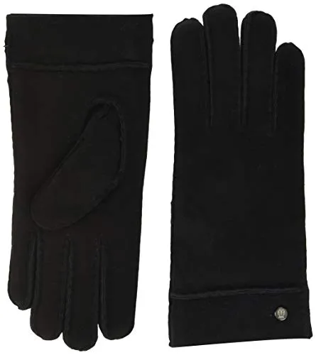 Roeckl Damen Helsinki Handschuhe, Black, 8 - Elegante Handschuhe aus feinstem Lammfell, ideal für stilvolle Auftritte in der kalten Jahreszeit.