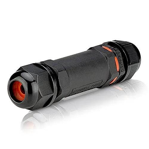 Outdoor Kabelverbinder | 10 cm | IP68 | 3-polig | Abzweigdose Verbindungsbox Verbindungsmuffe | Wasserdicht | für 4-11 mm Kabeldurchmesser