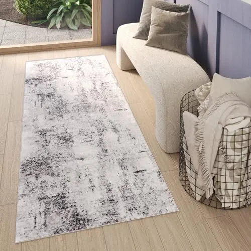 TAPISO Sky Teppichläufer Kurzflor Modern Beige Grau 70 x 150 cm - Der TAPISO Sky Teppichläufer überzeugt mit elegantem Design und weichem, kurzem Flor. Ideal für Wohnzimmer, Schlafzimmer oder Flure – schafft eine gemütliche Atmosphäre und passt sich flexibel jedem Raum an.