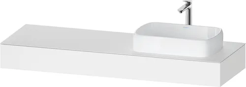 Duravit Qatego Konsole 1600x550mm mit Ausschnitt rechts von Duravit