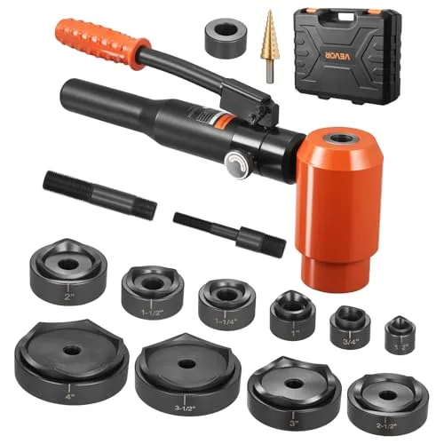 VEVOR Ausbrechstanzen-Set 15 t – Hydraulisches KO-Werkzeug von Vevor