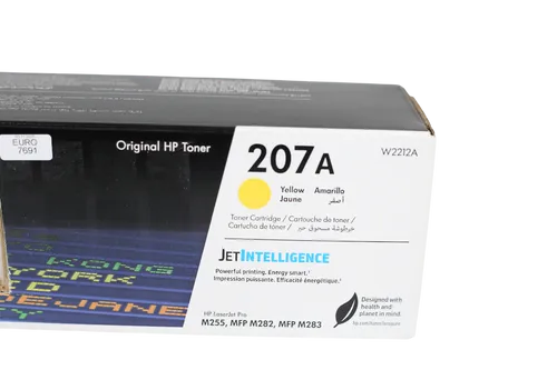 HP Toner W2212A 207A gelb - Originaltoner für HP Color LaserJet Pro M255 und MFP M282, bis zu 1.250 Seiten, ideal für hochwertige Farbdrucke