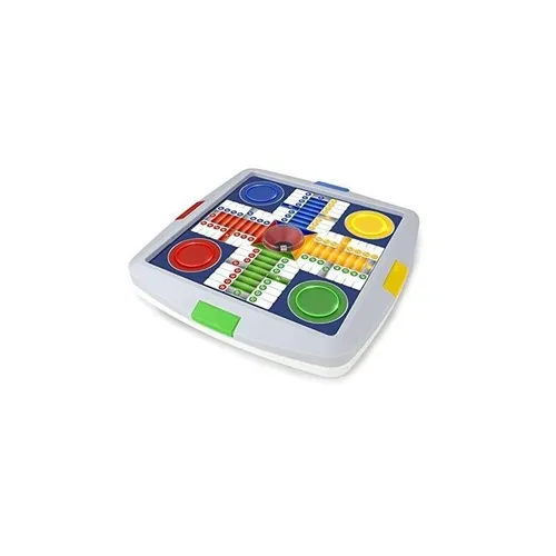 Chicos 2-in-1 Parchis und Oca Spiele Automatisches - Gesellschaftsspiele für die ganze Familie: 2 klassische Spiele in einem, mit automatischen Würfeln und praktischer Aufbewahrung. Ideal für Reisen und empfohlen für Kinder ab 3 Jahren.