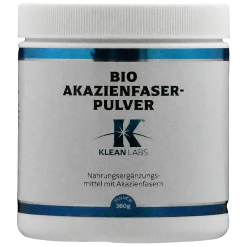 Akazienfaser Pulver 360 g - Arzneimittel mit natürlichen Ballaststoffen, fördert die Verdauung und ist ideal für eine gesunde Ernährung.