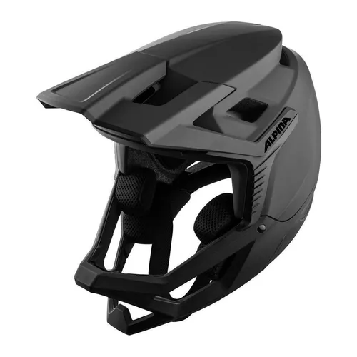 Alpina ROCA black matt 61-63 cm - Fahrradhelm mit modernem Design, bietet optimalen Schutz und hohen Tragekomfort für sicheres Fahren.