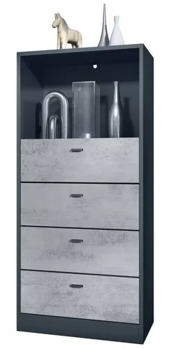 Vladon Kommode Pino V3 in grau von Vladon