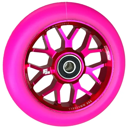 Fantic26 Spy7 Stunt-Scooter Rolle 110mm Abec11 Pink - Cityroller & Kickboards, 110mm Rolle mit ABEC 11 Kugellagern für maximale Geschwindigkeit und Stabilität, ideal für Stunt-Scooter Fans.