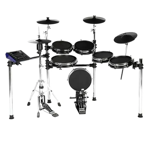 Fame DD-ONE XT SP E-Drum Set - E-Drums mit 193 Simon Phillips Sounds, echter HiHat, stimmbaren Mesh-Pads und Lautlos-Funktion – ideal für ungestörtes Spielvergnügen zu jeder Zeit.