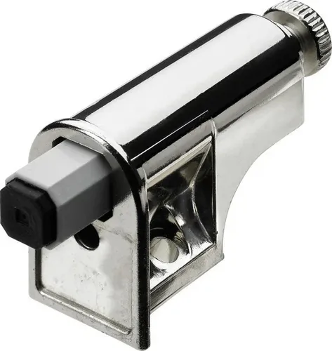Hettich Anschlag-Türdämpfer 60 x 19 x 30 mm in Aluminium-Optik - Praktischer Türdämpfer für sanftes Schließen von Türen. Kompakte Maße und ansprechende Aluminium-Optik machen ihn ideal für jeden Möbelstil.